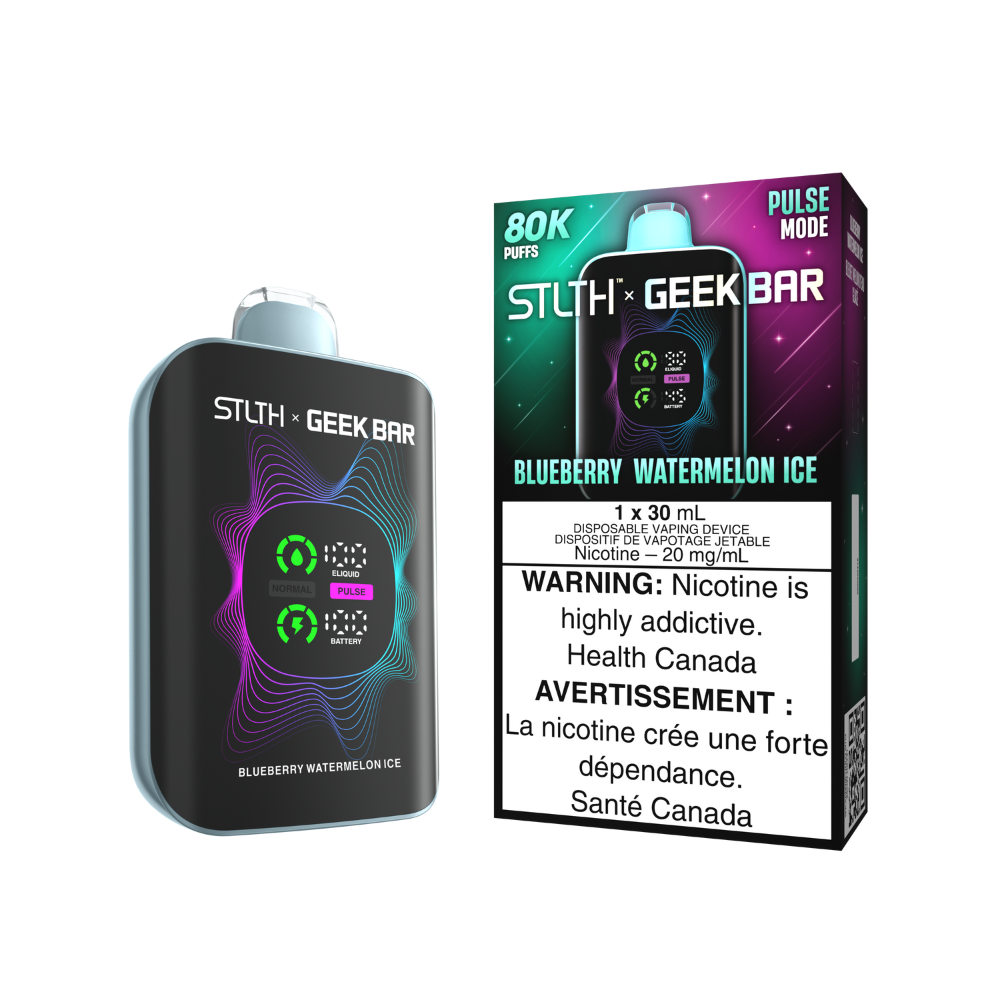 STLTH x Geek Bar 80K Disposable vape - Blueberry Watermelon Ice