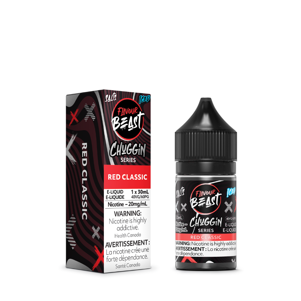 Flavour Beast Vape Juice Salt Nic - Chuggin Red Classic (30mL)
