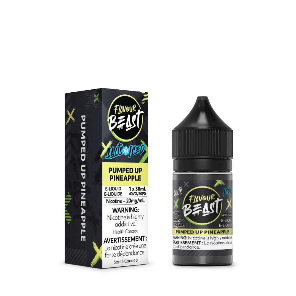 Flavour Beast Vape Juice Salt Nic - Pumped Up Pineapple (30mL)