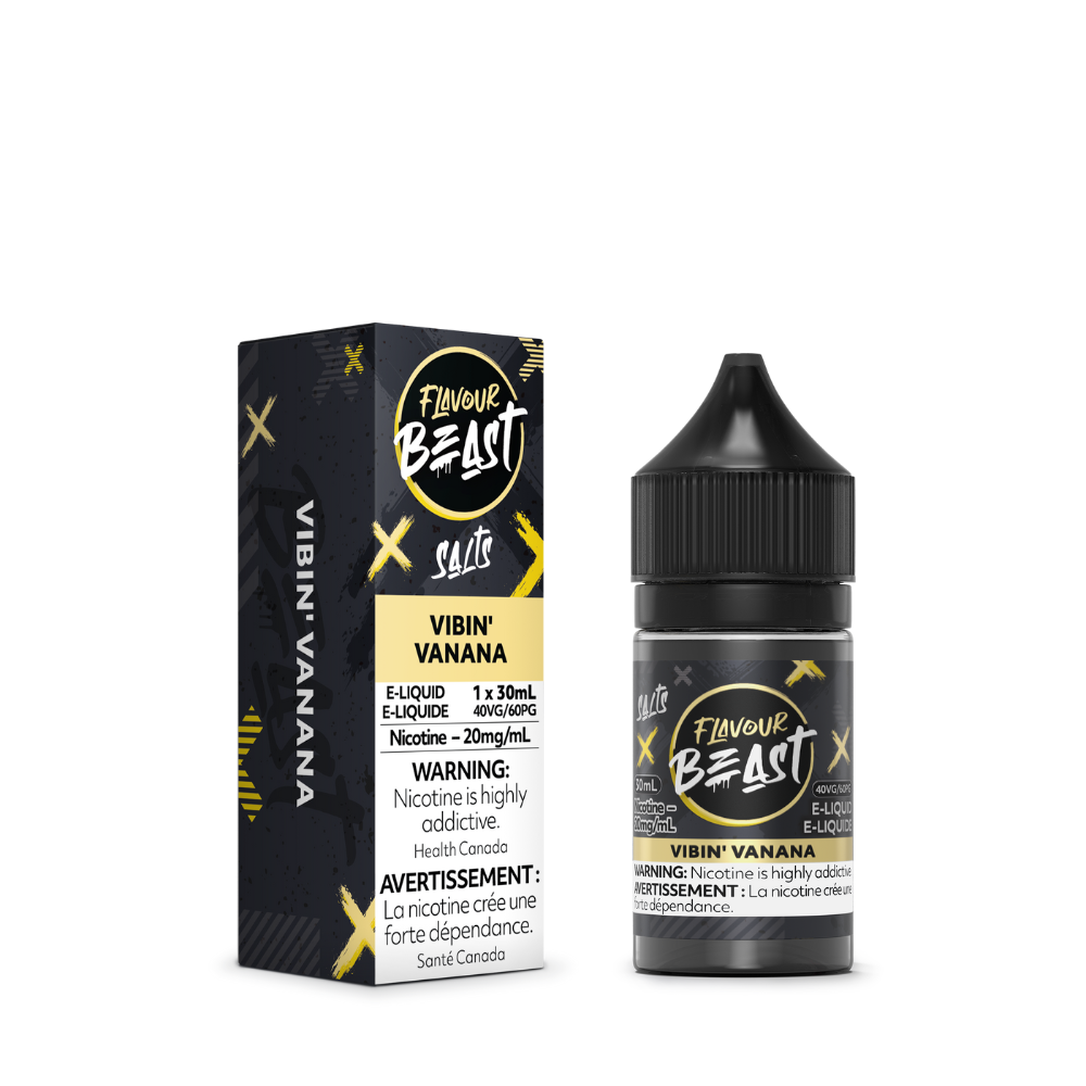 Flavour Beast Vape Juice Salt Nic - Vibin Vanana (30mL)