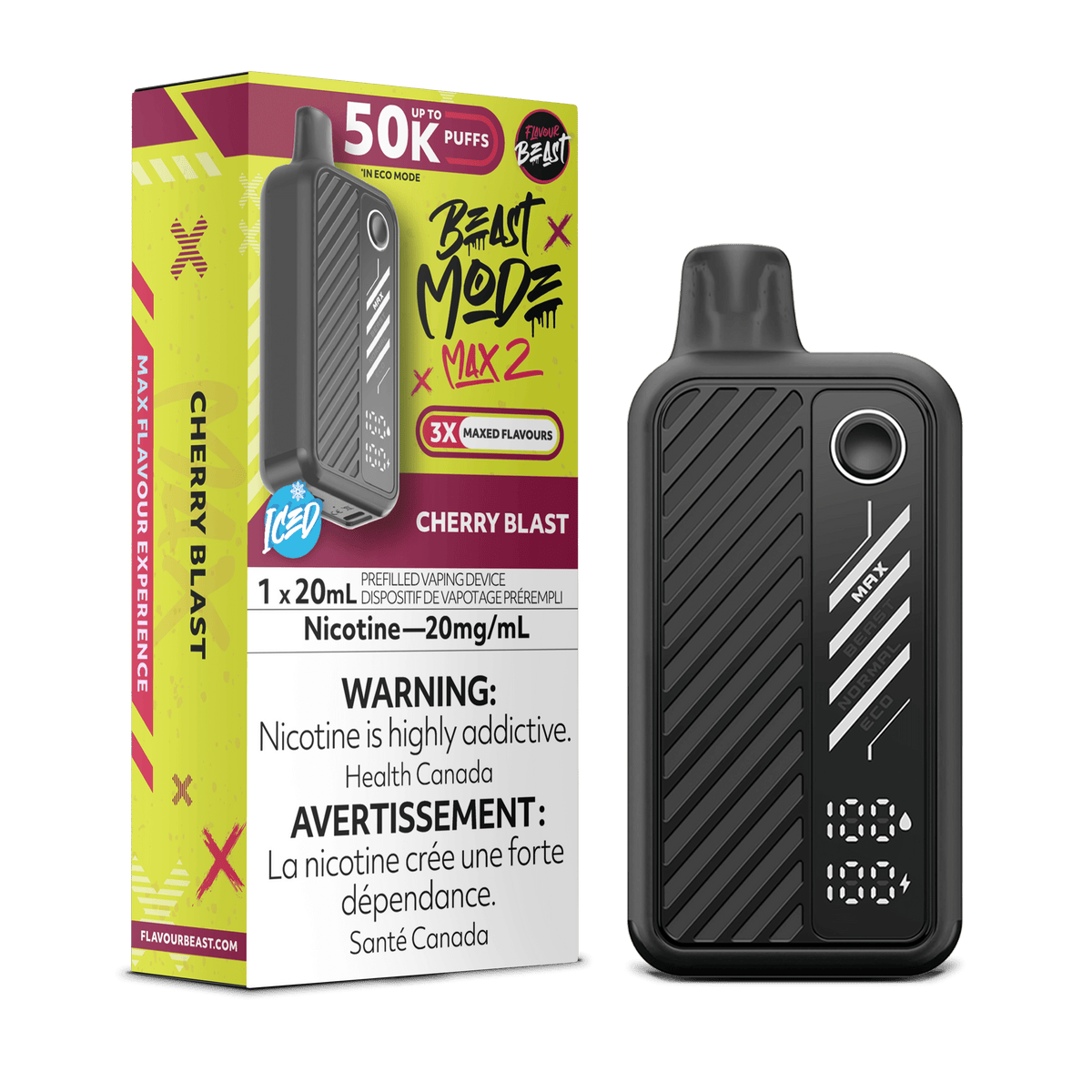 Cherry Blast - Flavour Beast Beast Mode Max 2 50K Disposable Vape (20mL)