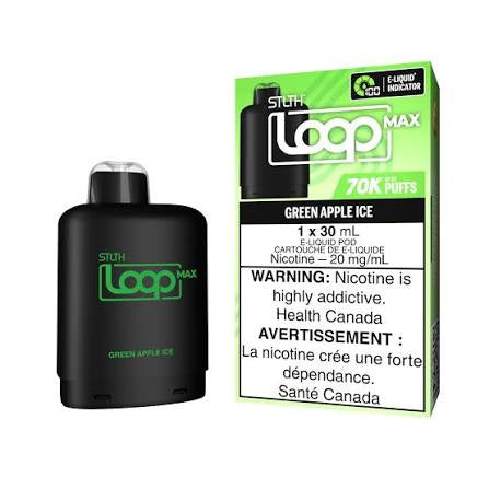Green apple Ice - STLTH Loop Max 70K Vape Pod”