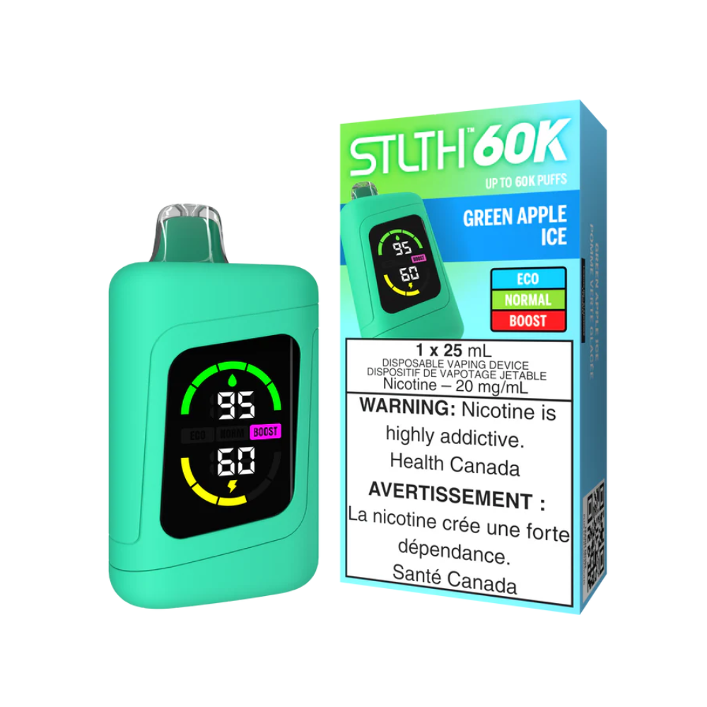 Arctic Mint - STLTH 60K Disposable Vape (25mL)