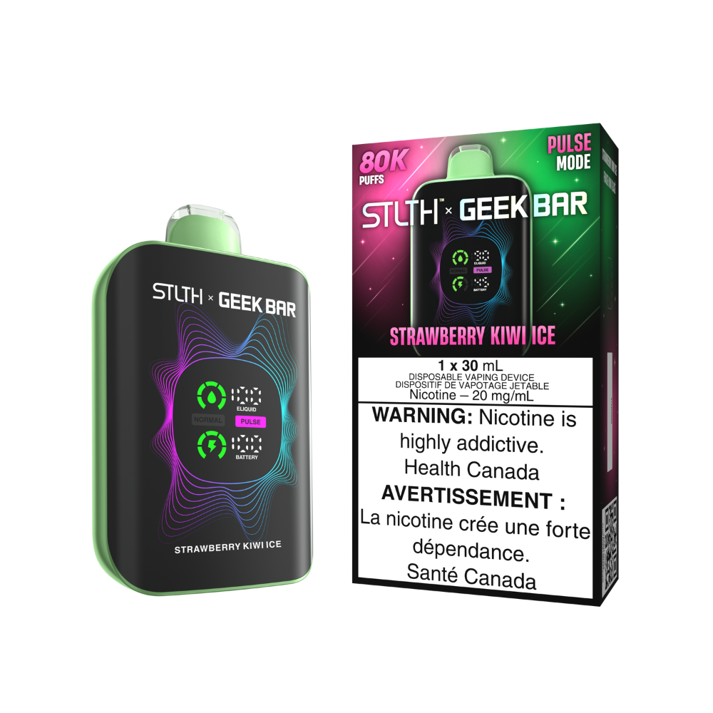 STLTH x Geek Bar 80K Disposable vape - Strawberry Kiwi Ice