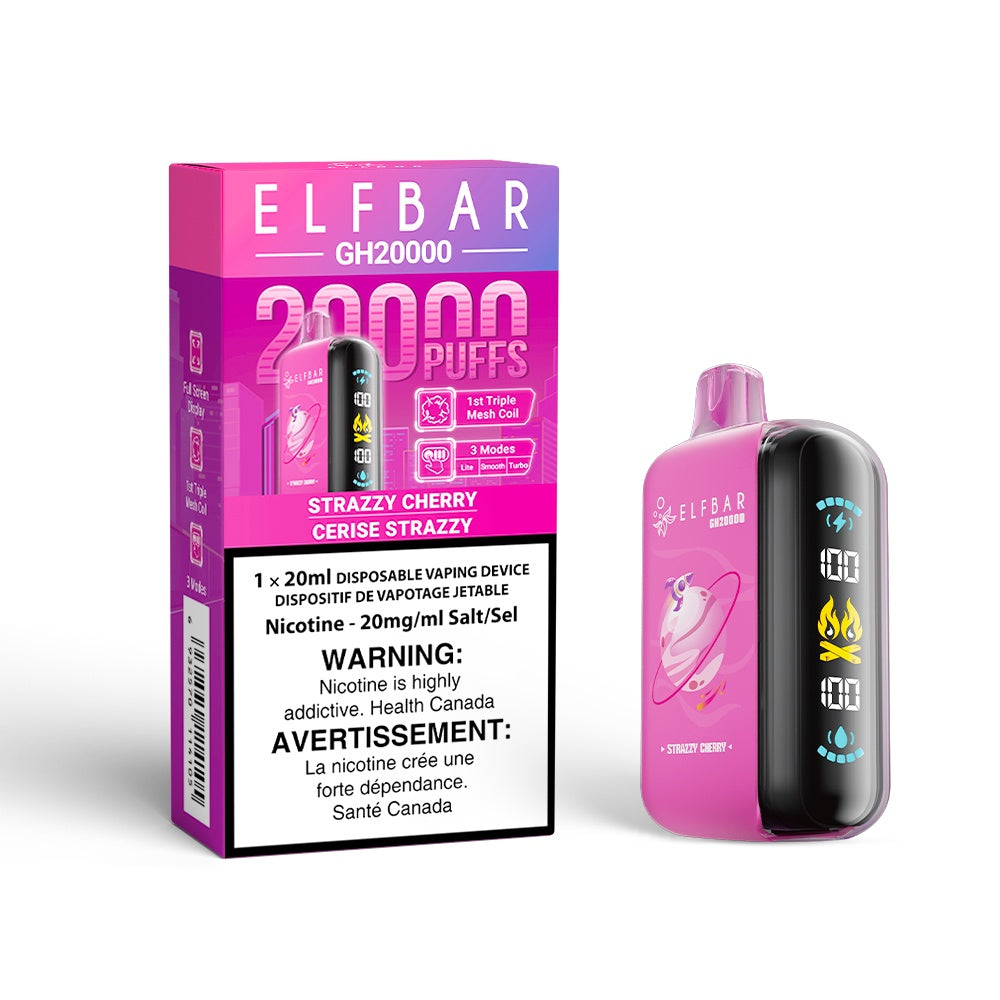 Strazzy Cherry - Elf Bar GH20000 Disposable Vape