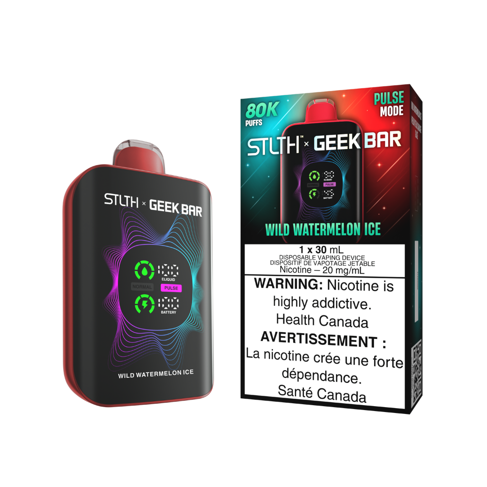 STLTH x Geek Bar 80K Disposable vape - Wild Watermelon Ice