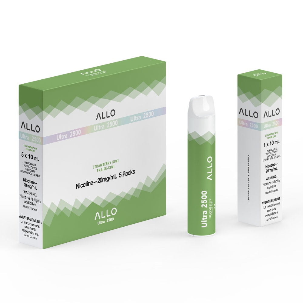 Allo Ultra 2500 - Strawberry Kiwi Disposable Vape 20mg