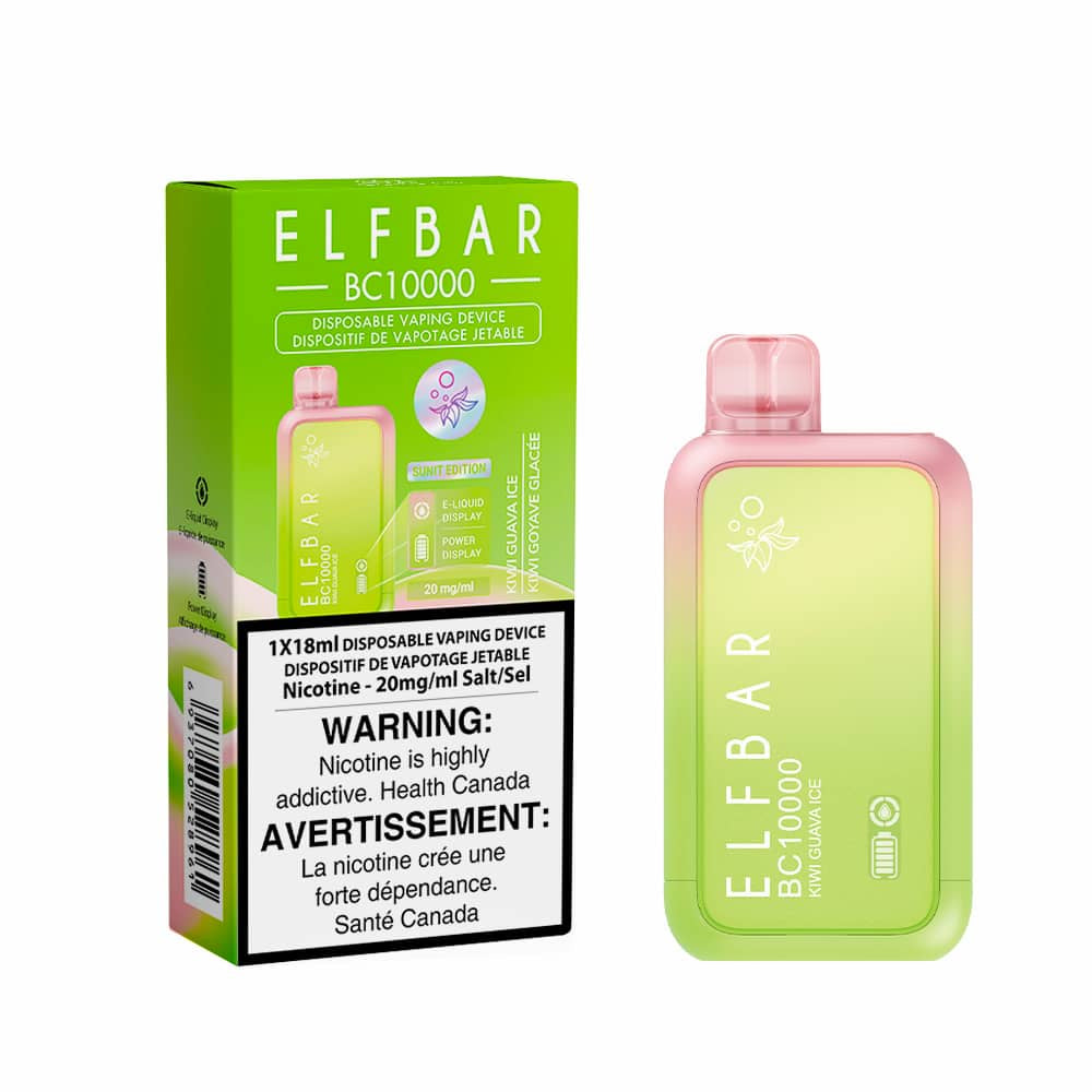 Kiwi Guava Ice - Elf Bar BC10000 Disposable Vape
