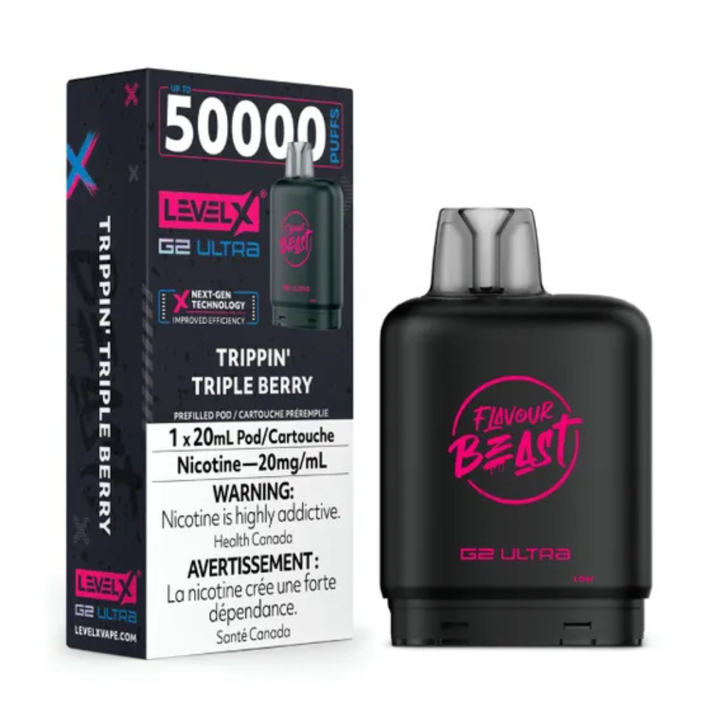 Level X Flavour Beast G2 Ultra 50K – Trippin Triple Berry
