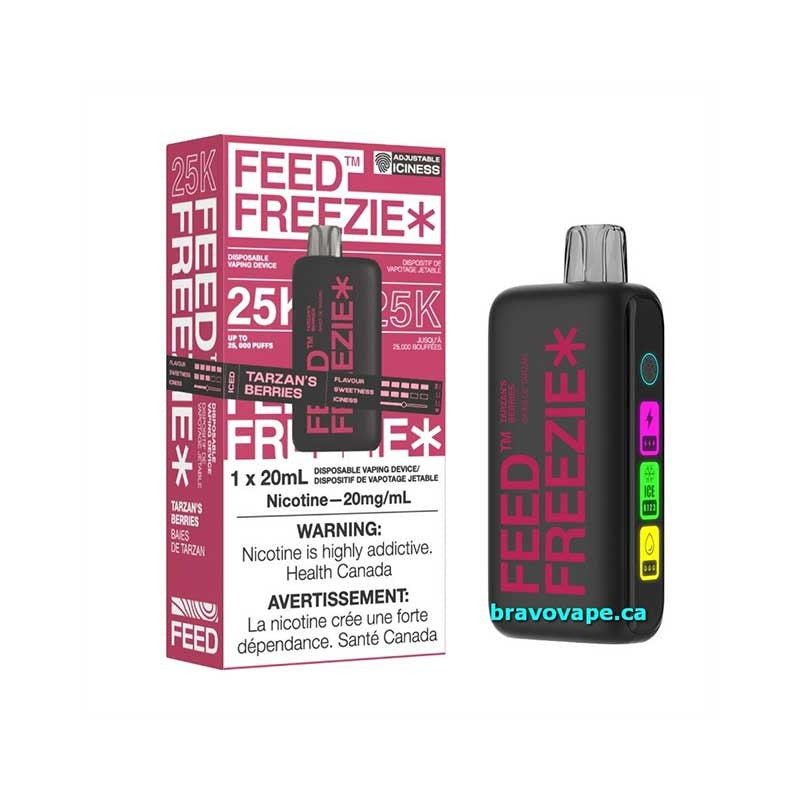 FEED Freezie 25K Disposable Vape - Tarzan's Berries (20mL)