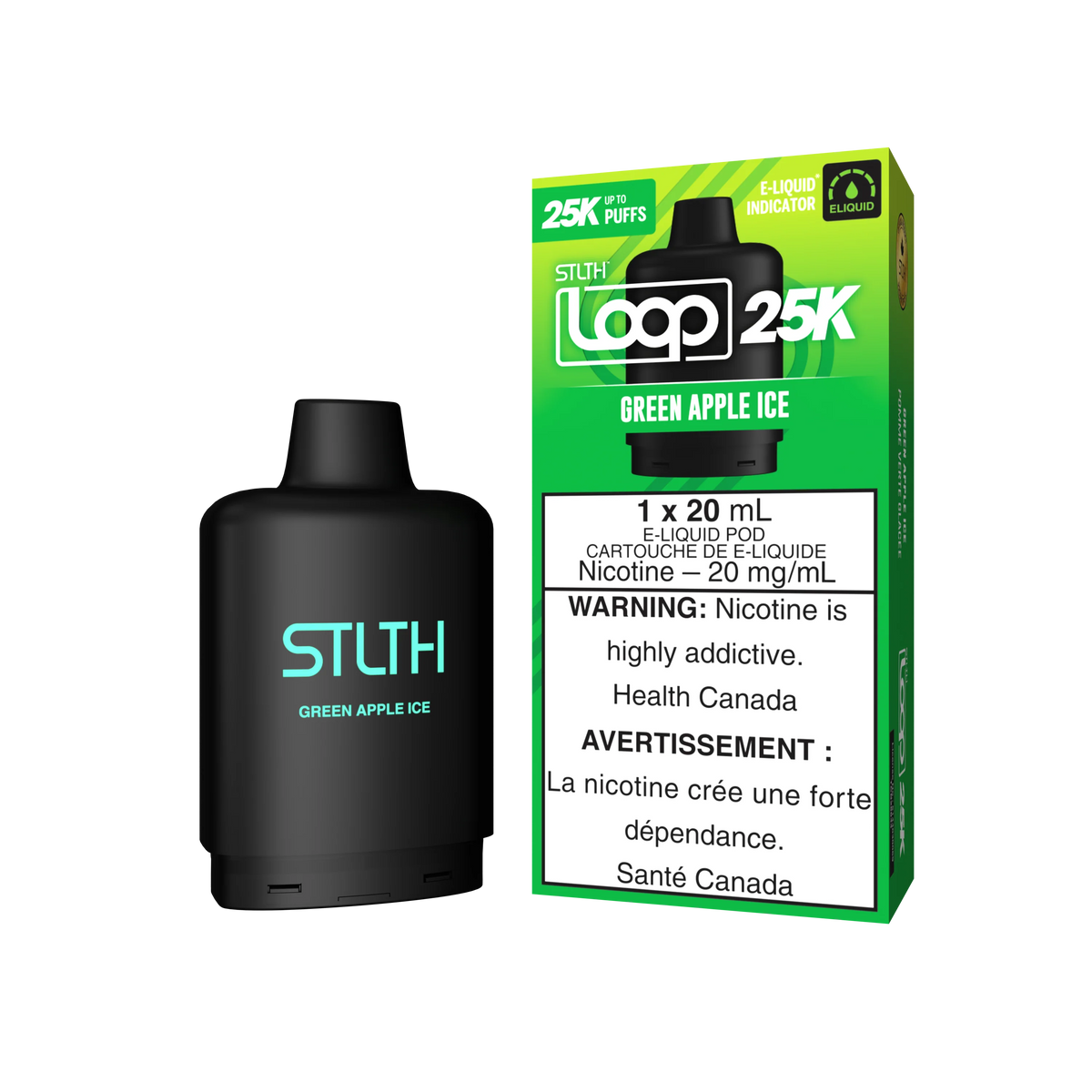 Green Apple Ice - STLTH Loop 25K Vape Pod