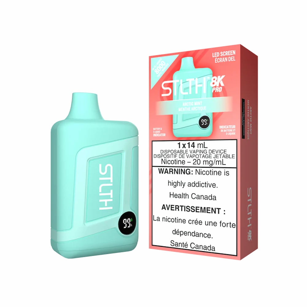 Arctic Mint - STLTH Pro 8K Disposable Vape (14mL)