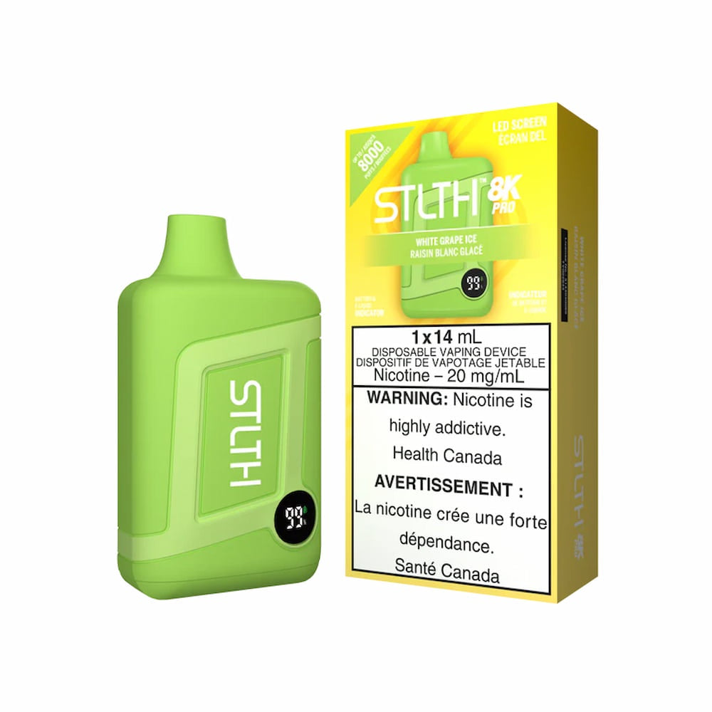 White Grape Ice - STLTH Pro 8K Disposable Vape (14mL)