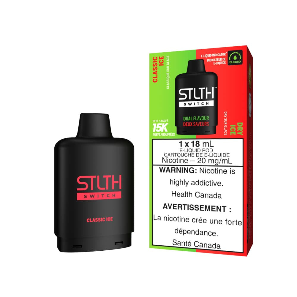 Classic Ice | Dry Ice - STLTH Switch Vape Pods 15K