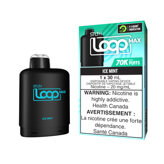 Ice Mint - STLTH Loop Max 70K Vape Pod