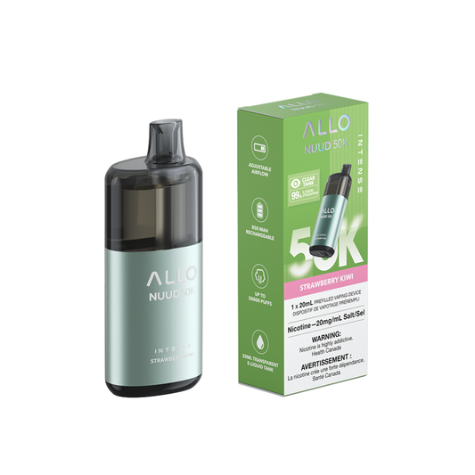 Allo Intense Nuud 50K Disposable Vape -Strawberry Kiwi(20ml)