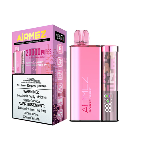 Airmez Disposable Vape 20mL - Packin Peach Berry