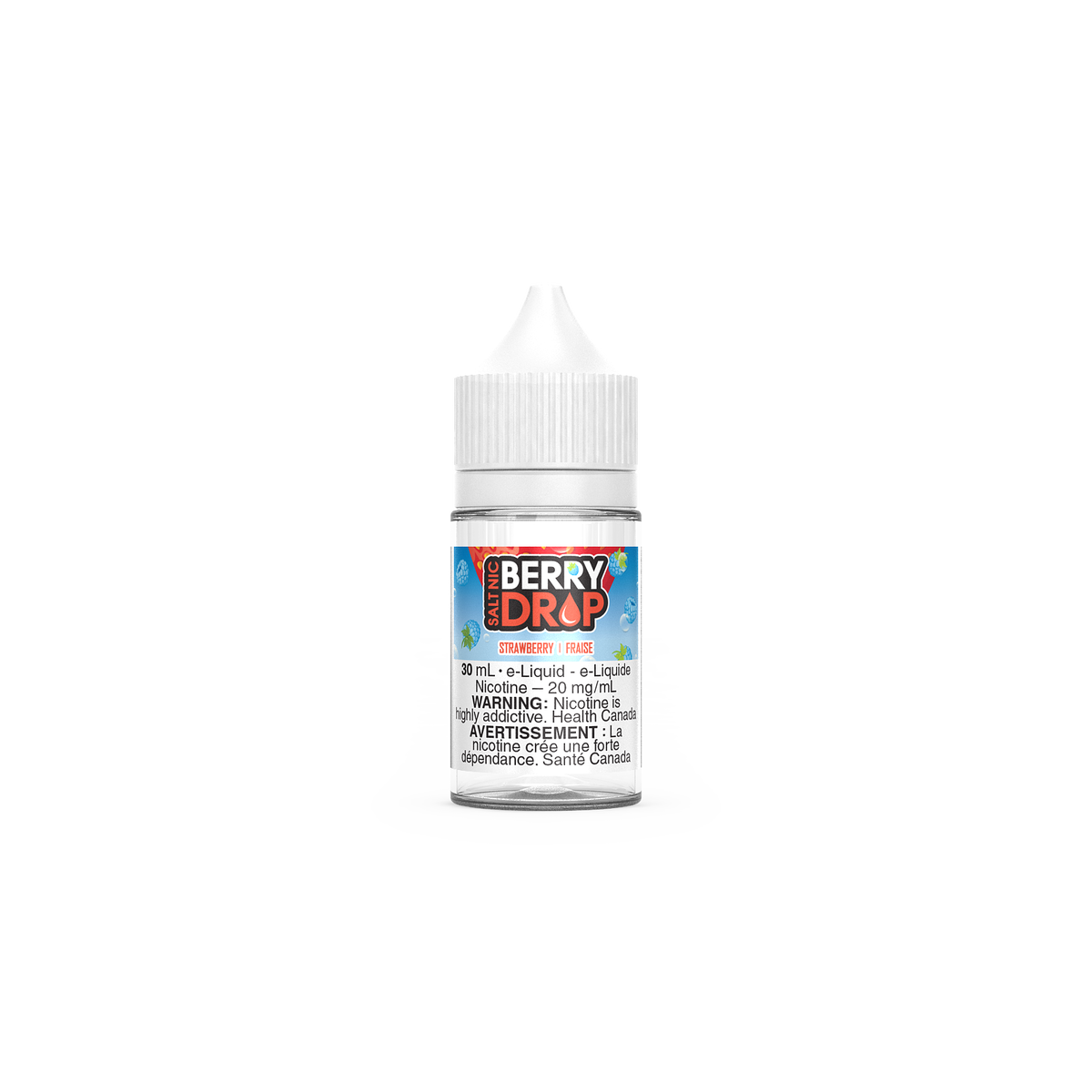 Berry Drop Vape Juice Salts Nic - Strawberry (30mL)