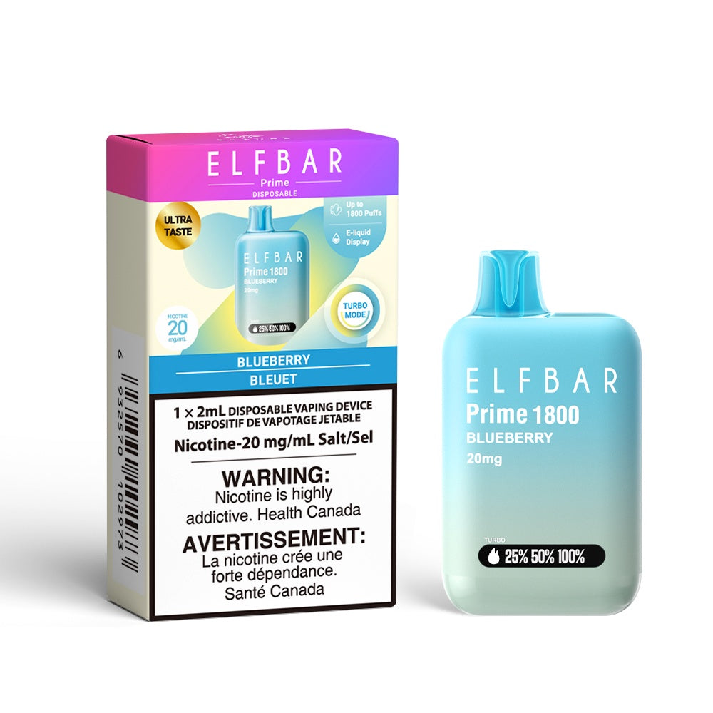 Blueberry - Elf Bar Prime 1800 Disposable Vape