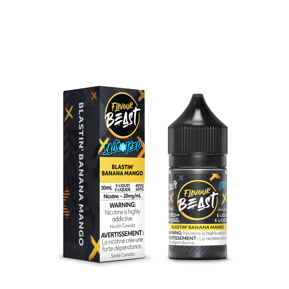 Flavour Beast Vape Juice Salt Nic -  Blastin Banana Mango (30mL)