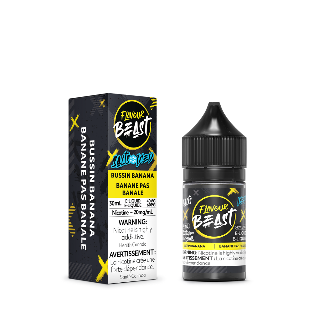 Flavour Beast Vape Juice Salt Nic - Bussin Banana (30mL)