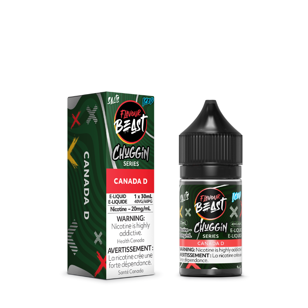 Flavour Beast Vape Juice Salt Nic - Chuggin Canada D (30mL)