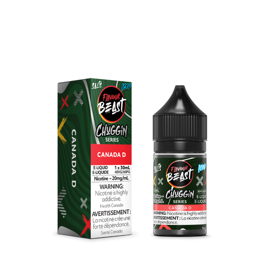 Flavour Beast Vape Juice Salt Nic - Chuggin Canada D (30mL)