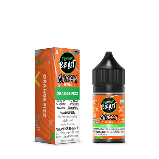 Flavour Beast Vape Juice Salt Nic - Chuggin Orange Fizz (30mL)