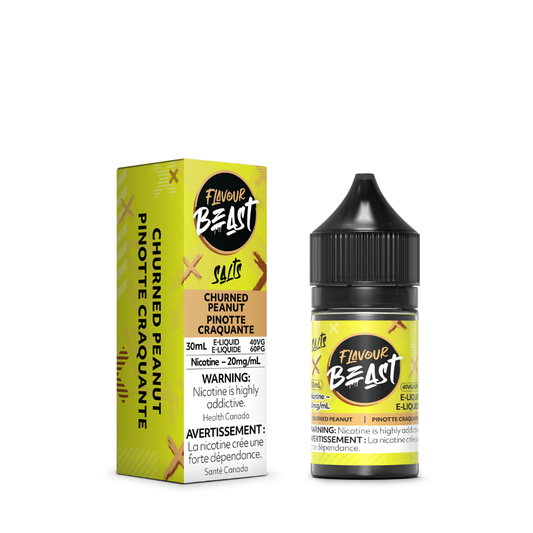Flavour Beast Vape Juice Salt Nic - Churned Peanut (30mL)