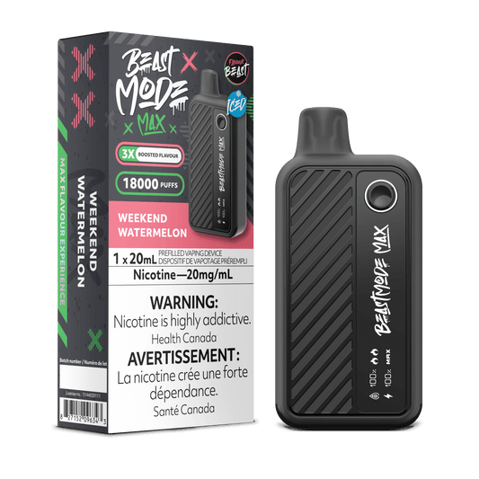 Weekend Watermelon Iced - Flavour Beast Beast Mode 18K Disposable Vape (20mL)