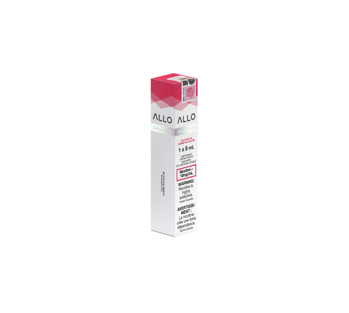 ALLO Ultra 2500 - Fuji Apple Ice 10mg