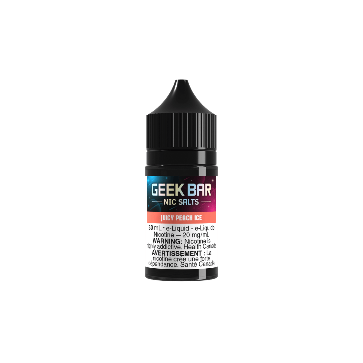 Geek Bar Salt Nic Vape Juice – Juicy Peach Ice (30mL)