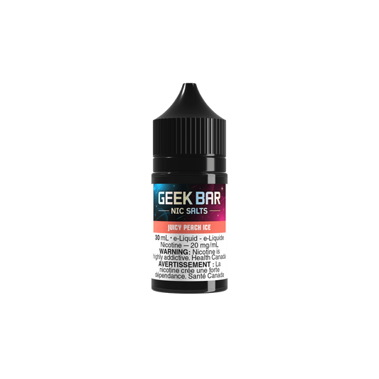 Geek Bar Salt Nic Vape Juice – Juicy Peach Ice (30mL)