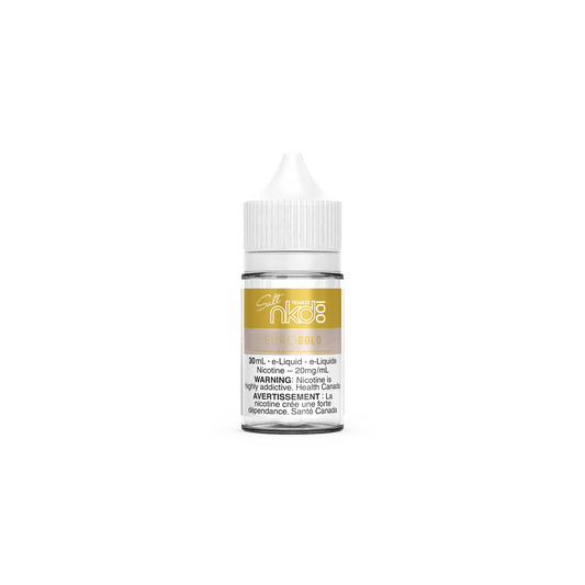 Naked 100 Vape Juice Salt Nic - Euro Gold Tobacco (30mL)