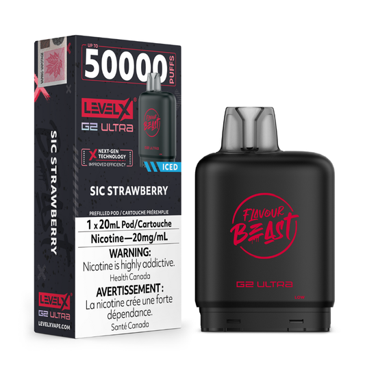 Level X Flavour Beast G2 Ultra 50K – Sic Strawberry