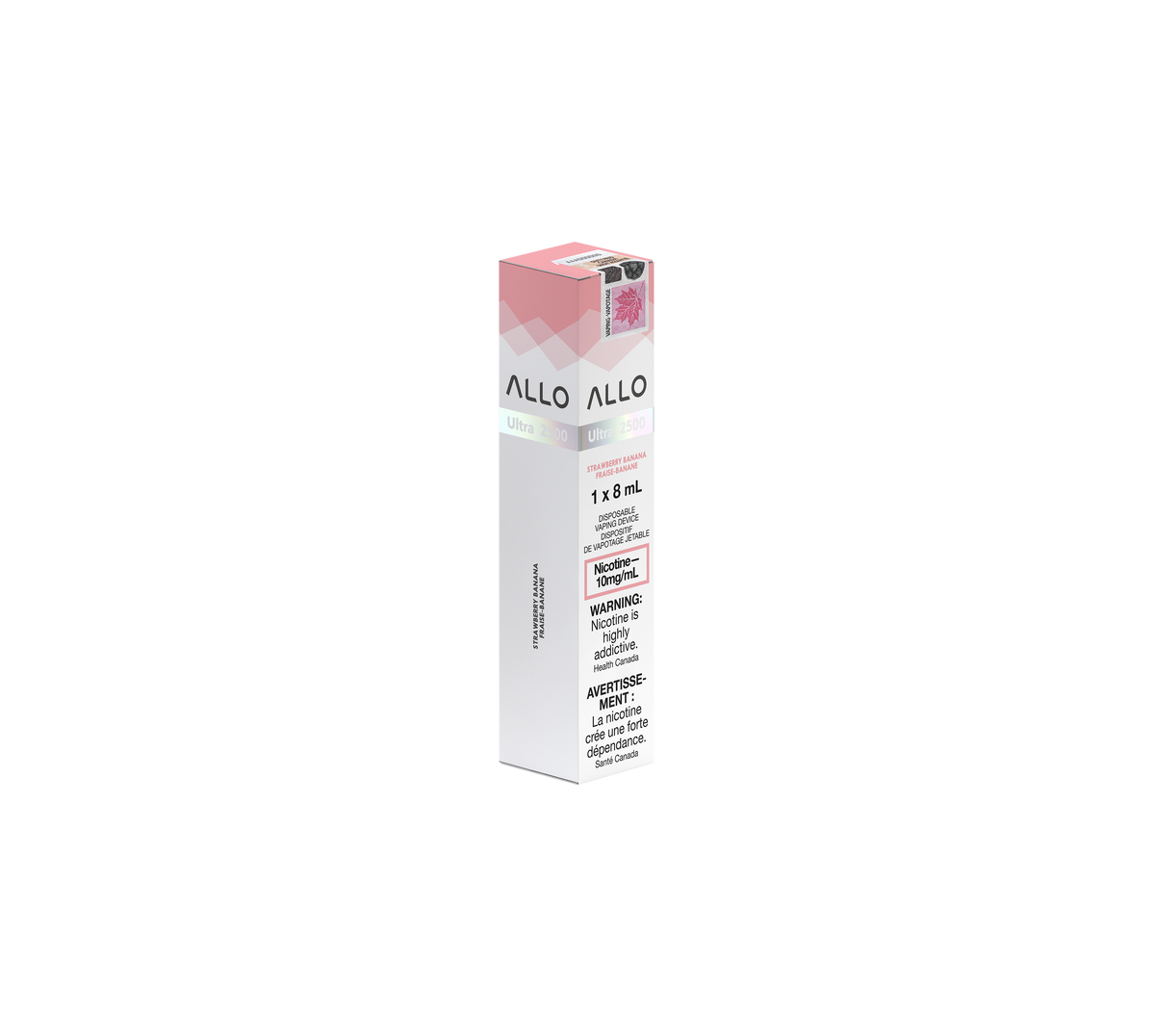 ALLO Ultra 2500 - Strawberry Banana 10mg