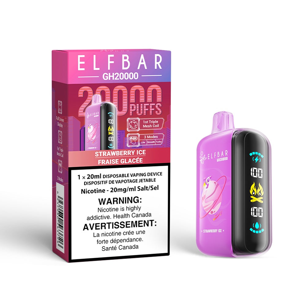 Strawberry Ice - Elf Bar GH20000 Disposable Vape