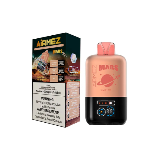 Airmez Marz  Disposable Vape 18mL - Lemon Tea