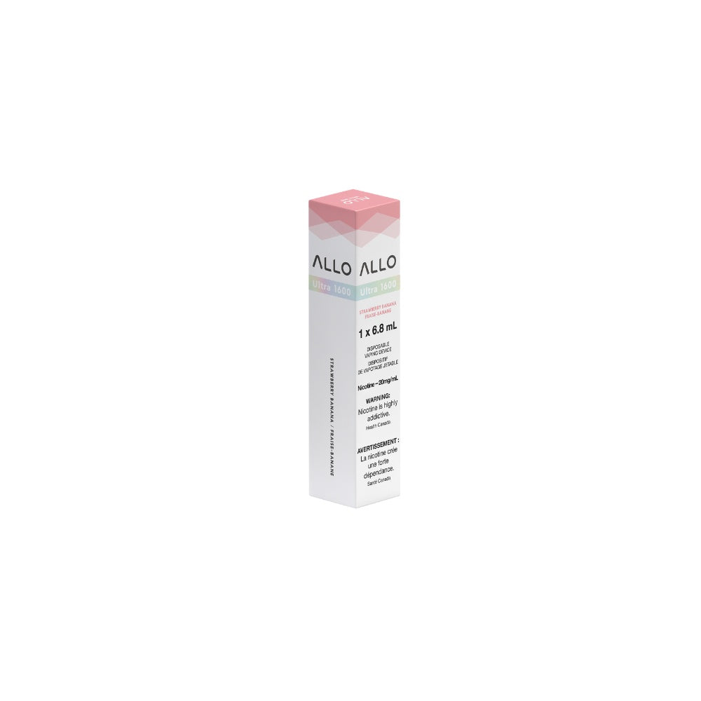 Allo Ultra 1600 - Strawberry Banana Disposable Vape