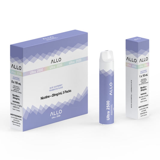 Allo Ultra 2500 - Blue Raspberry Disposable Vape