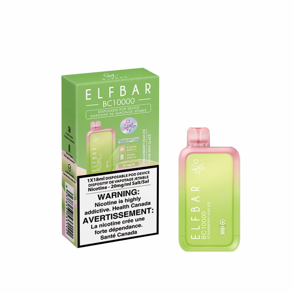 Strawberry Kiwi Ice -Elf Bar BC10000 Disposable Vape