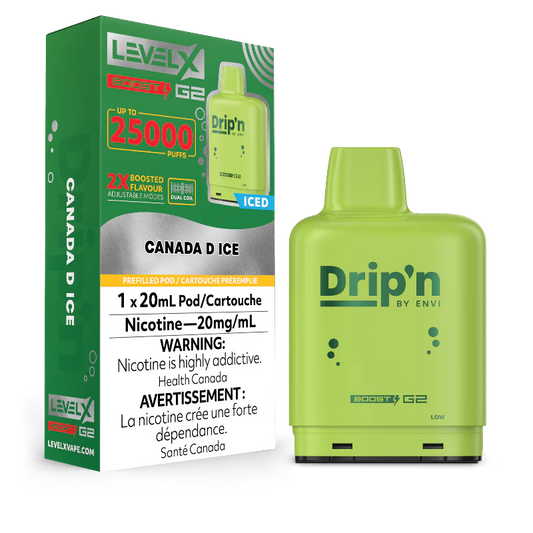 Level X Drip’n Boost G2 25K – Canada D Ice
