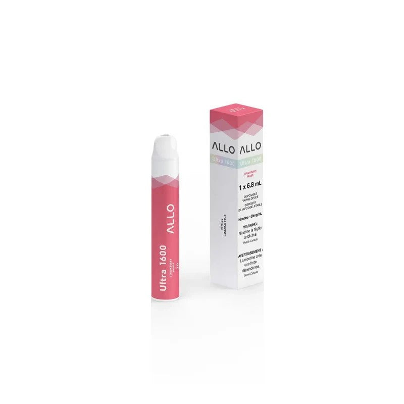 Allo Ultra 1600 - Strawberry Disposable Vape