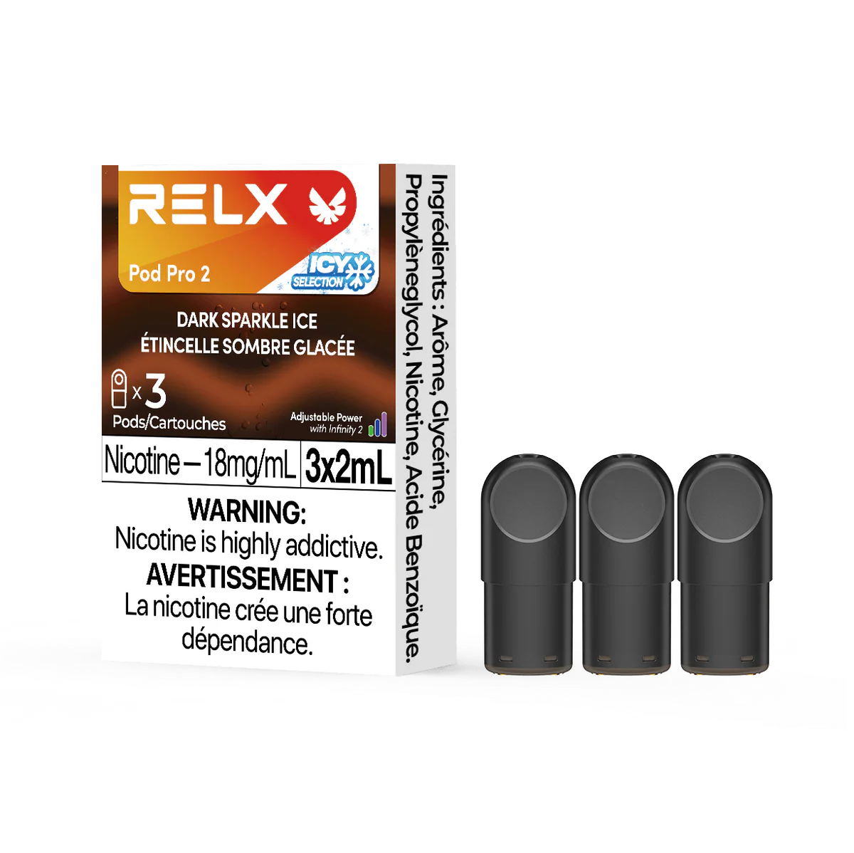 RELX Pod Pro 2 -  Dark Sparkle Ice(3 Pack)