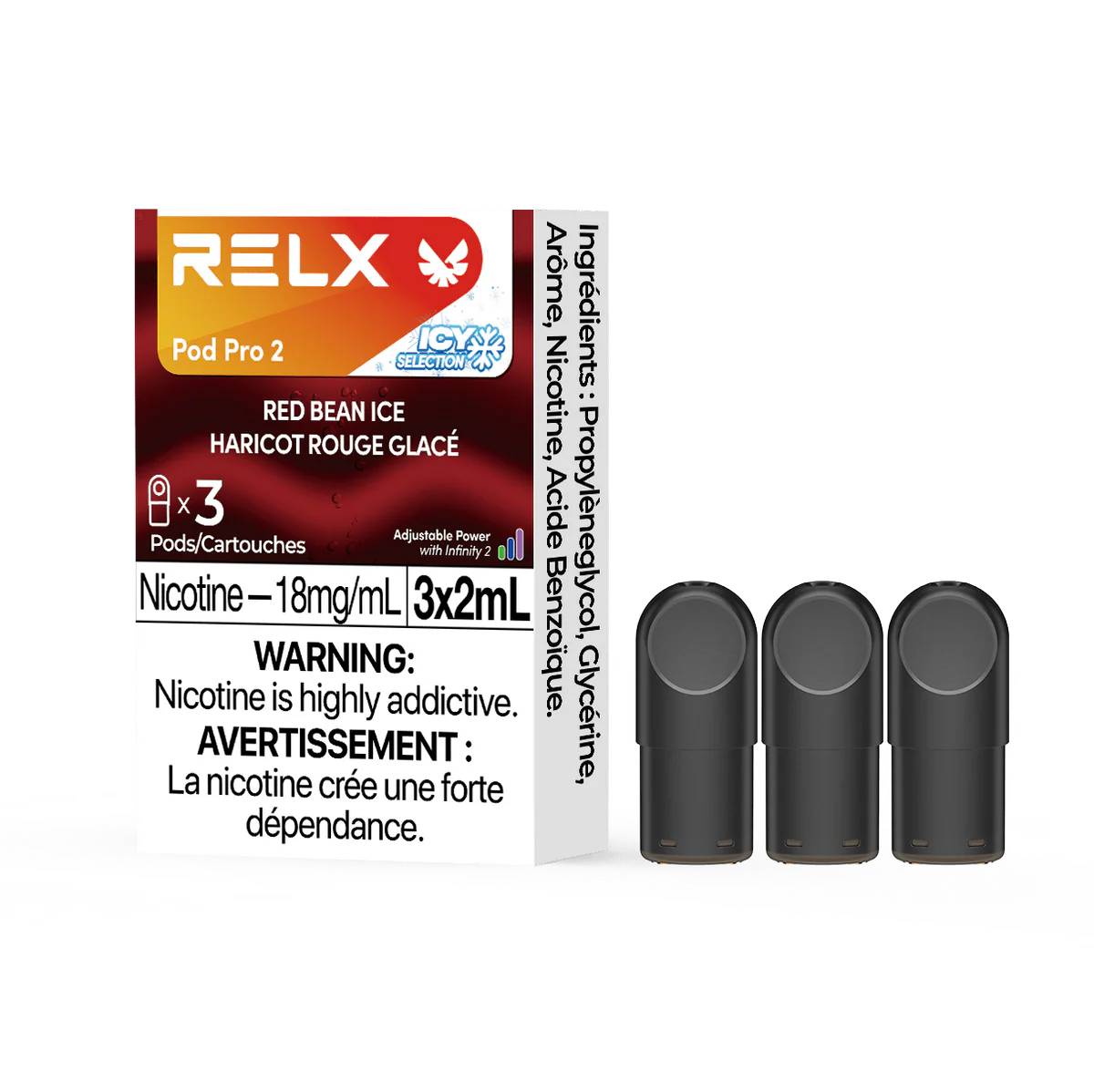 RELX Pod Pro 2 - Red Bean Ice (3 Pack)