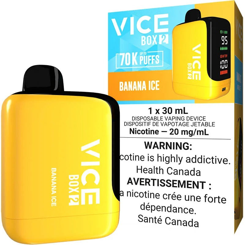 Banana Ice - Vice Box 2 Disposable Vape (30mL)
