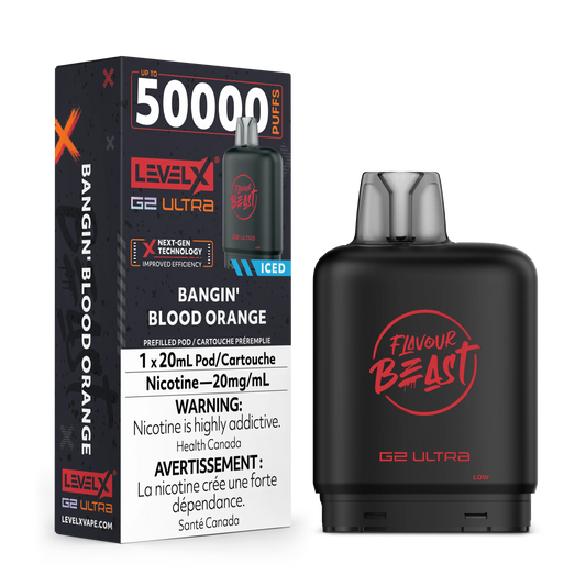 Level X Flavour Beast G2 Ultra 50K – Bangin  Blood Orange