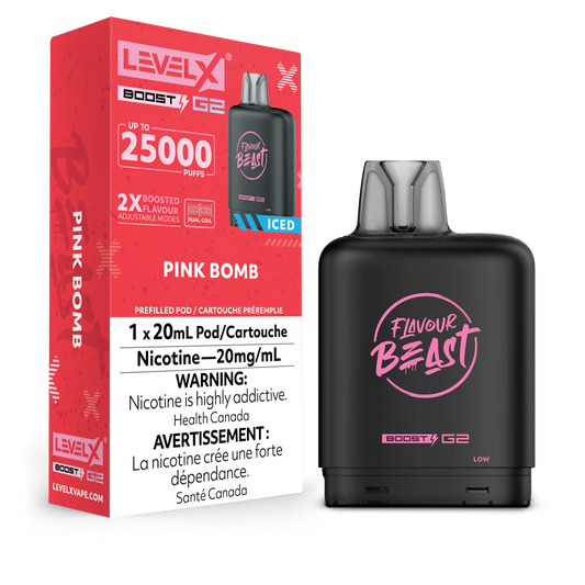Level X Flavour Beast Boost G2 25K – Pink Bomb