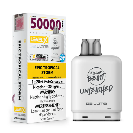 Level X Flavour Beast Unleashed G2 Ultra 50K – Epic Tropical Storm