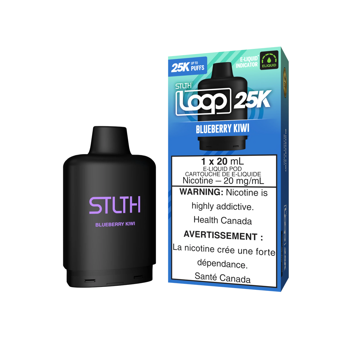 Blueberry Kiwi - STLTH Loop 25K Vape Pod